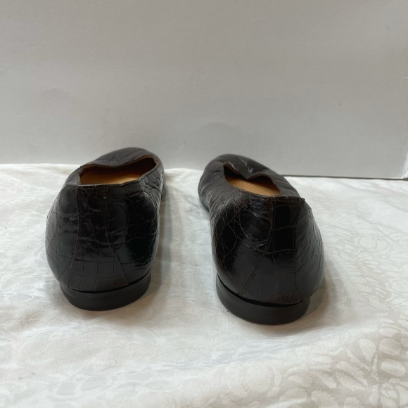 Ralph Lauren brand new real crocodile flats - Picture 2 of 4